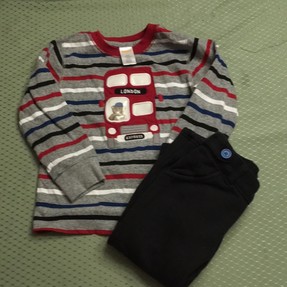Gymboree London Theme 2 Piece Outfit